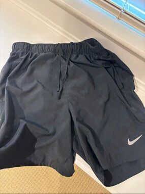 Nike Black Men’s Athletic Shorts with Swoosh